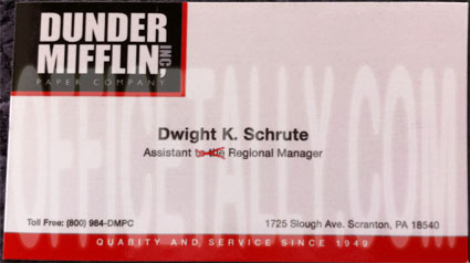The Office: Dunder Mifflin Scranton address • OfficeTally